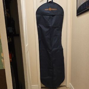 Tory Burch Navy Garment Cover with Orange Logo